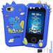 UCIDCI Téléphone Enfant Jouet pour Fille 3-7 Ans, Baby Phone avec Caméra Double, Téléphone Portable pour Enfant Jeux Éducatif 3 Ans, Lecteur MP3 Jouet Enfant 3 Ans Cadeau Enfant Anniversaire (Bleu)