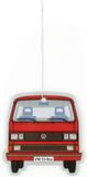 BRISA VW Collection - Volkswagen T3 Bulli Bus luchtverfrisser, geurdispenser, geurboom voor de auto (Vanille)