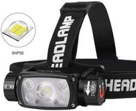 OEM OrangeCartB.V. Oplaadbare hoofdlamp, superheldere LED-hoofdlamp, afneembare hoofdlamp, magnetische hoofdband zaklamp, draagbare hoofdlamp, geschikt voor volwassenen voor buitengebruik, specificatie 5 (inclusief 1 stuk 21700 batterij)