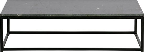 BePureHome Mellow Salontafel - Marmer - Zwart - 120x60cm