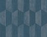 A.S. Création Geo Effect 3D Design Behang Grafisch Blauw Zilver Vliesbehang 10,05 x 0,53 m