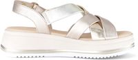 Gabor - Dames - Plateau sandalen - Goud - Leer - Maat 38
