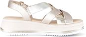 Gabor - Dames - Plateau sandalen - Goud - Leer - Maat 38