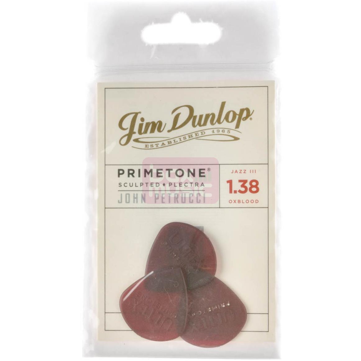 Dunlop John Petrucci Primetone Red 3-pack plectrumset