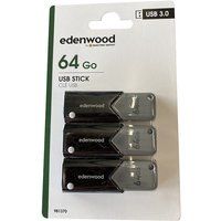 Edenwood Usb-stick Edenwood 64gb (3 Stuks)