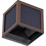 V-TAC VT-408CCT-C 24294 Lampe murale à énergie solaire avec détecteur de mouvement LED 9 W Brun rouille