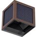 V-TAC VT-408CCT-C 24294 Lampe murale à énergie solaire avec détecteur de mouvement LED 9 W Brun rouille