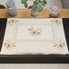 PETTI Artigiani Italiani Fornuisafdekplaat, fornuisafdekking voor keuken, fornuisafdekking met digitale druk, strik, beige, 100% Made in Italy