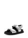 GUESS Fabelis platte damessandalen, Metaal zilver
