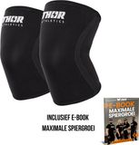 Thor Athletics Knee Sleeves - Kniebrace - Powerlifting - 7mm - Zwart - Maat XS