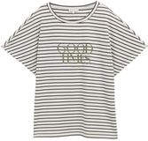 Tom Tailor - T-shirt à rayures - Taille M - offwhite navy tee stripe