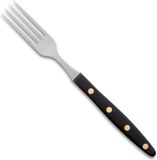 Robert Herder Windmühle Steakvork – RVS – Lengte 20,5 cm – Heft POM Zwart
