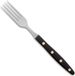 Robert Herder Windmühle Steakvork – RVS – Lengte 20,5 cm – Heft POM Zwart