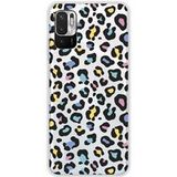 Xiaomi Redmi Note 10 / Note 10S Leopard print siliconen hoesje