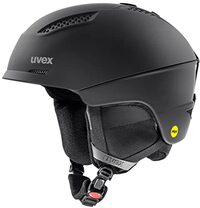 UVEX ultra MIPS, Skihelm Unisex-Volwassene, all black mat, 51-55 cm