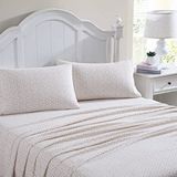 Laura Ashley Home Evie Pink 3-delige Twin Flanellen Beddengoedset