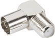 TRU COMPONENTS 1579507 Adaptateur coaxial Connecteur coaxial - Connecteur F 1 pièce(s)