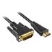Sharkoon 4044951015221 câble vidéo adaptateur 3 m HDMI DVI-D Noir
