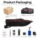 Bait boat D80E - Bait boat - 46.800 mAh - 12 V - GPS and BeiDou - Sonar sensor for water depth and temperature - Black