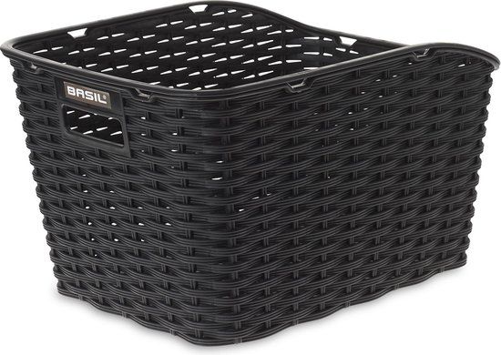 Basil Weave WP - Achter Fietsmand - Kunststof - Zwart - 37 Liter