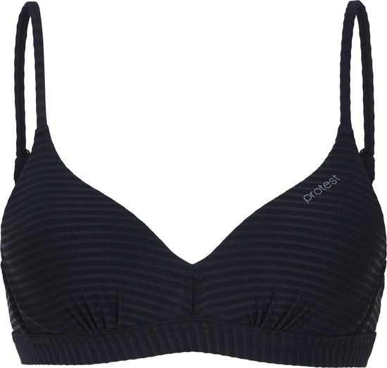 Protest MIXCameo Beugel Bikini Top Dames Zwart Gestreept