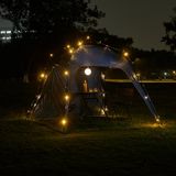 pro.tec LED Paviljoen Barendrecht partytent 250x250x190 cm blauw pro.tec