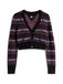 Tommy Hilfiger Cardigan Fairisle Noir Taille : XL