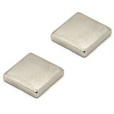 Magneet Expert® 25 x 25 x 5mm dik N42 Neodymium magneet - 11kg Trek (pak van 20)