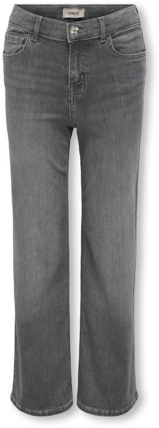 ONLY Kids winter jeansbroek meisjes - grijs - KogMadison - wide leg fit