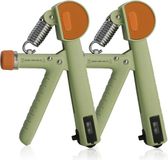 Kivora B.V. Set d'entraîneur d'avant-bras - Pack de 2, réglable, Orange/Vert