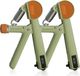 Kivora B.V. Set d'entraîneur d'avant-bras - Pack de 2, réglable, Orange/Vert