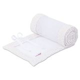 babybay Nestje Mesh boxspring XXL, witte glittersterren rosé