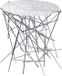 Alessi Blow Up bijzettafel rond glas metaal 45x45x44cm