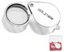 Loupe - 10 x - Pliable - Avec étui