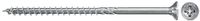 Fischer 100x Power-Fast II FPF II CZP 3,5 x 40 mm BC verzonken kop met kruiskop PZ2 deeldraad galvanisch verzinkt blauw gepassiveerd - 670070