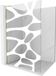 Mexen Kioto L paroi de douche Walk-in 100 x 200 cm, blanc ondulé, or