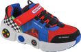 Skechers Gametronix 402260L-BLMT, baskets basses, fermeture velcro, rouge, taille 27