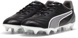 Puma King Pro MxSG Voetbalschoenen - Mannen - Maat 43 - Puma Black-Puma White-Cool Dark Gray