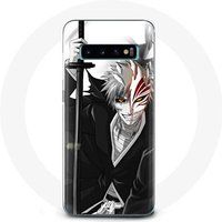 Maniacase Hoesje voor Samsung Galaxy S10 Bleach manga ichigo kurosaki zwaard