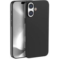 Phonillico® Zwart hoesje voor iPhone 16 PLUS - Siliconengel TPU-bescherming Zacht ultradunne