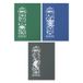 Herlitz® Schoolschrift A5 | 32 vellen geruit 70 g, ECO PP | Notitieboek voor studienotities | Schrijfblok voor studenten | Kalligrafie Leren | Keuze Kleur | Ocean Colors in 3 Kleuren