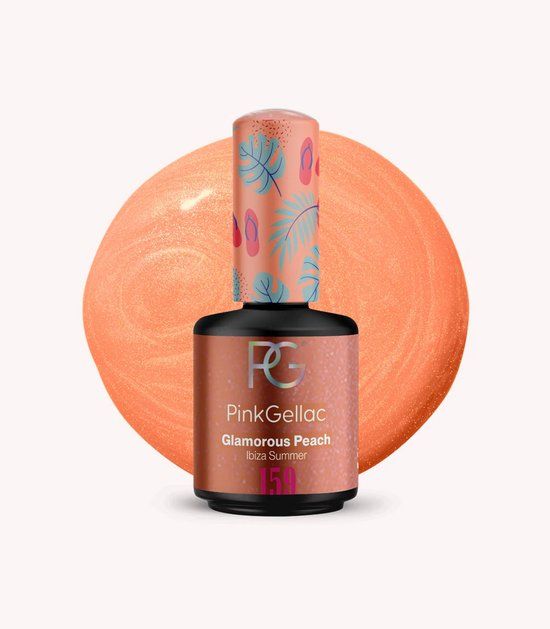 Pink Gellac 159 Glamorous Peach Gel Nagellak 15ml