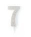 Trendhaus Trendhaus942050 Verjaardag Plezier Aantal 7 Glitter Maxi Kaars, Multi-Color