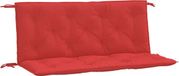 vidaXL Tuinbankkussens 2 stuks 120x50x7 cm Oxford stof rood