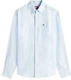 Tommy Hilfiger Tommy Jeans TJM Reg Linen Shirt Dm0dm22760 C3q Sweet Blue Mannen Maat - XL