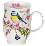 Dunoon Hedgerow Birds Pimpelmezen mok, porselein, mok, 310 milliliter