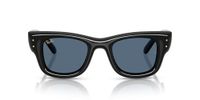 RAY-BAN Unisex Evolution Full Rim - Zonnebril, Zwart - Donkerblauw, 50 mm