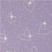 Creativ Company Hobbyvilt A4 21x30 cm paars zilver glitter harten en stippen 10 vellen