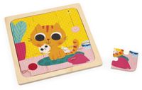 Janod Houten puzzel Kat Peanut