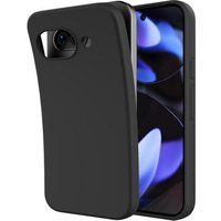 Google Pixel 9a 5G - Housse etui silicone gel fine + verre trempe - NOIR